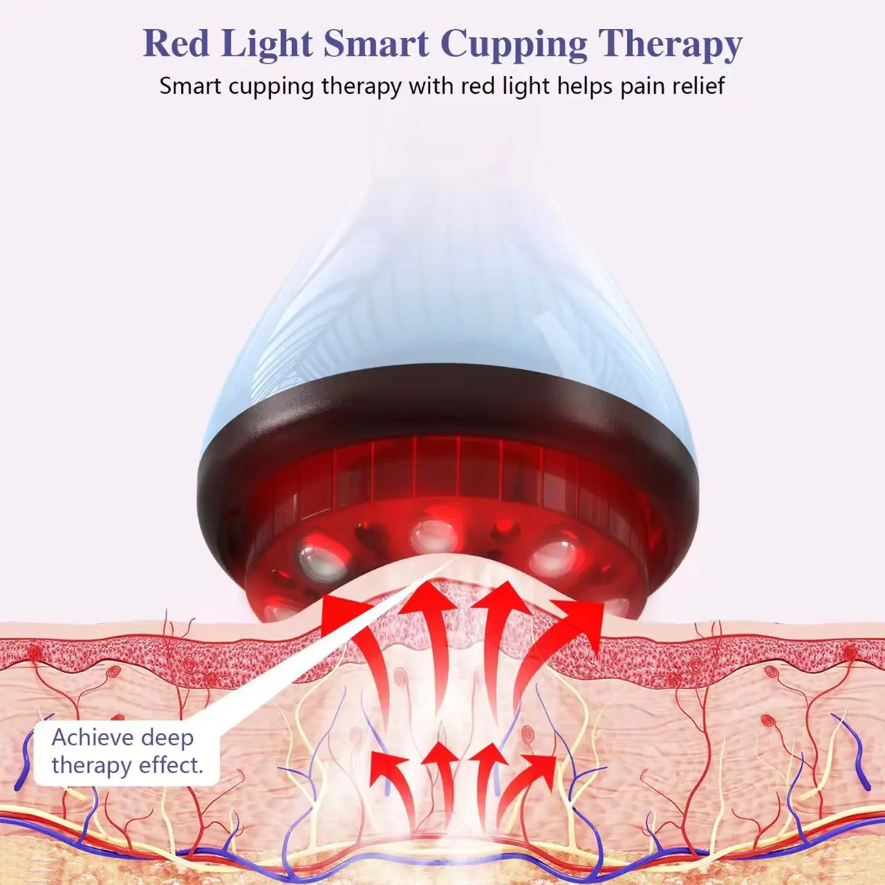 15 Levels Electric Cupping Device Wireless Gua Sha Vacuum Suction Cups Massage Negative Pressure Body Scraping Cupping Massager 4