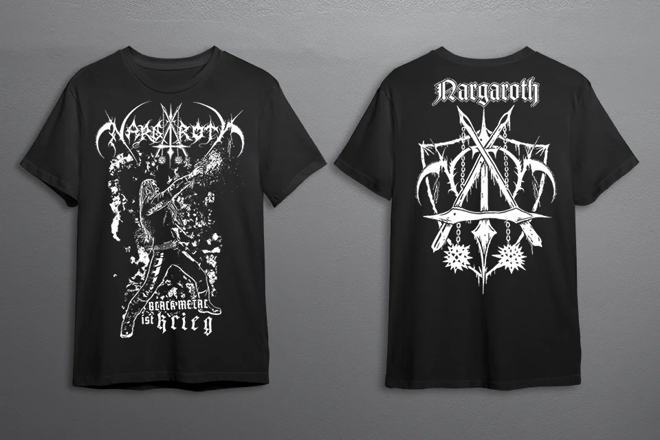 Camiseta negra de Nargaroth, banda de Metal, Krieg, S-2XL - AliExpress