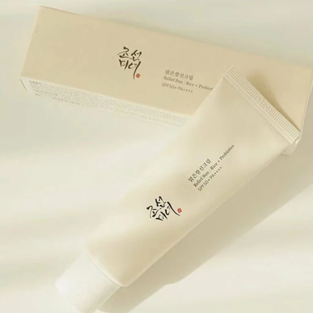 SPF50+ Sunscreen Korean Rice Probiotic Solar Blocker Skin Whitening Cream Anti UV Sun Block Facial Mild Moisturizer Serum 50ml 5