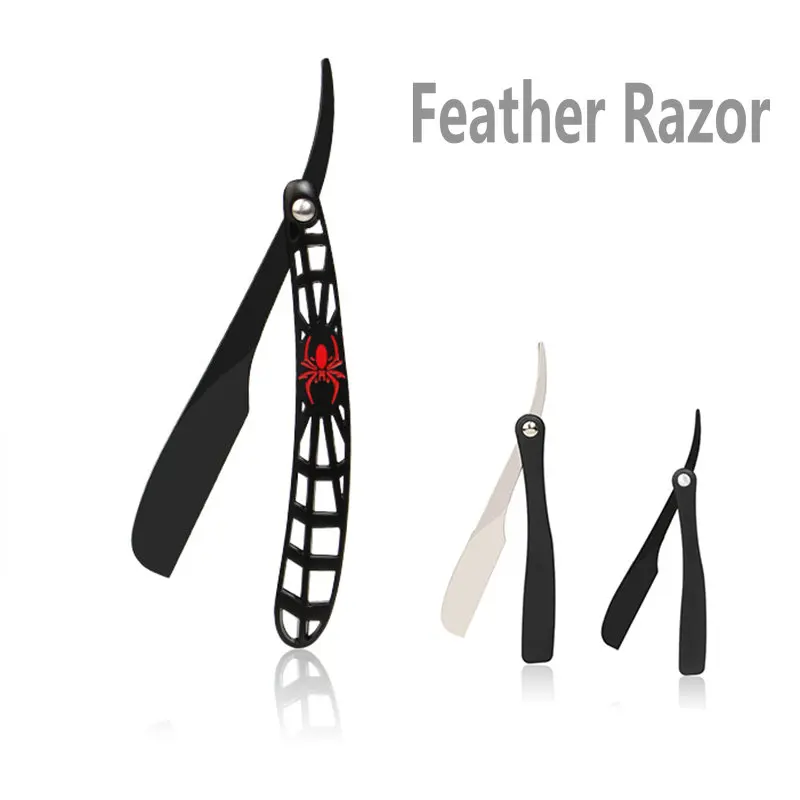 Feather Razor Vintage Manual Change Blade Shaving Razor Retro Folding Knife Holder Men Shaving