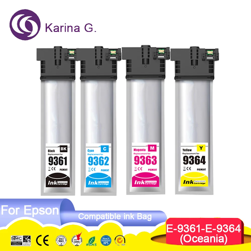 T936 T938 T9361 T9362 T9363 T9364 Premium Color Compatible Ink Bag Cartridge for