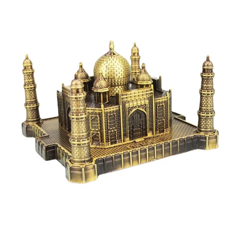 

Taj Mahal Model Ornaments, Metal Crafts World Places, Tourist Souvenirs, Home Decorations, Antique Bronze, Architectural Statues