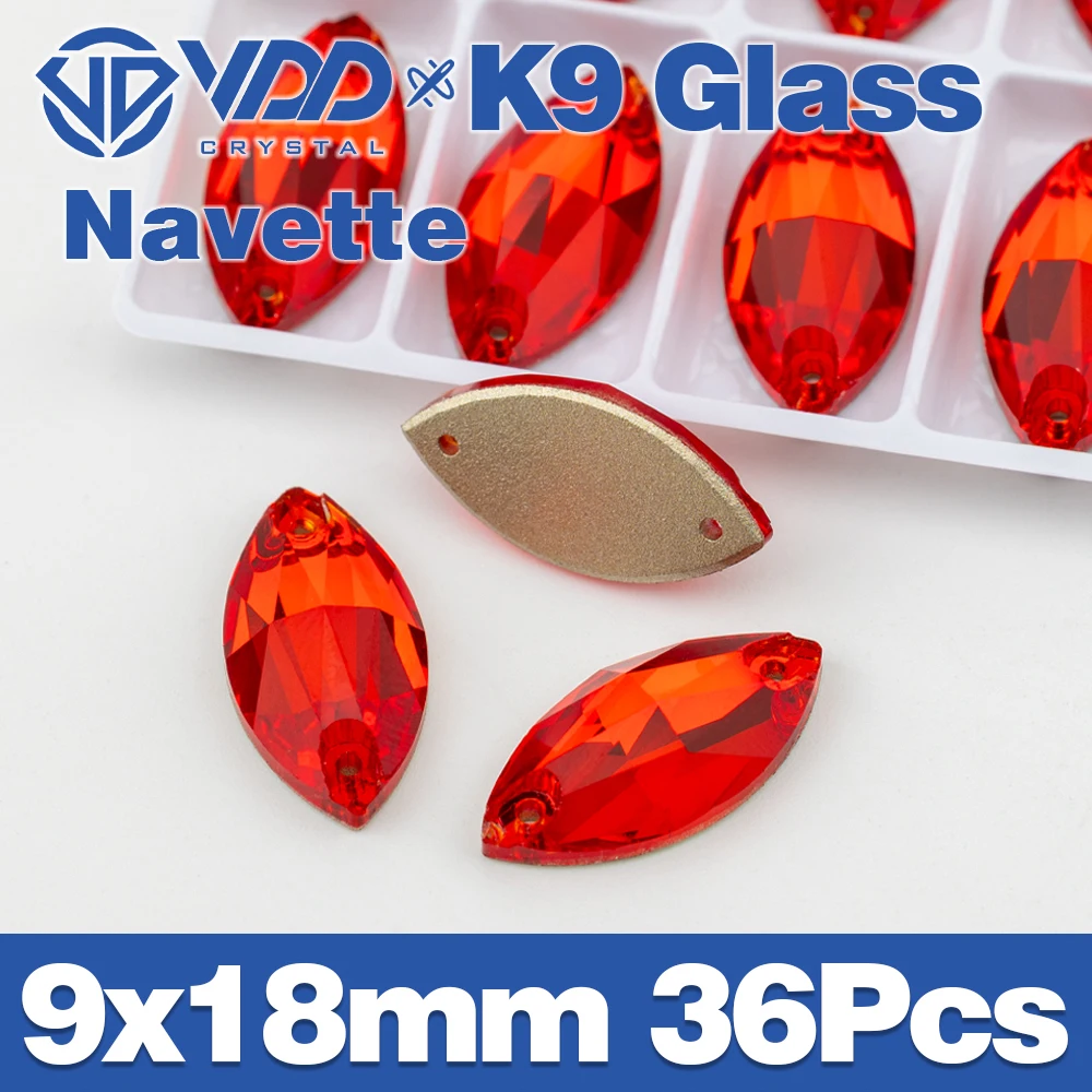 VDD S109 Siam Fase Top Qualität K9 Glas Nähen Auf Strass Kristall Nähen Flatback Steine Für Kleidung Kleidungsstück Dekorationen – Detail 22