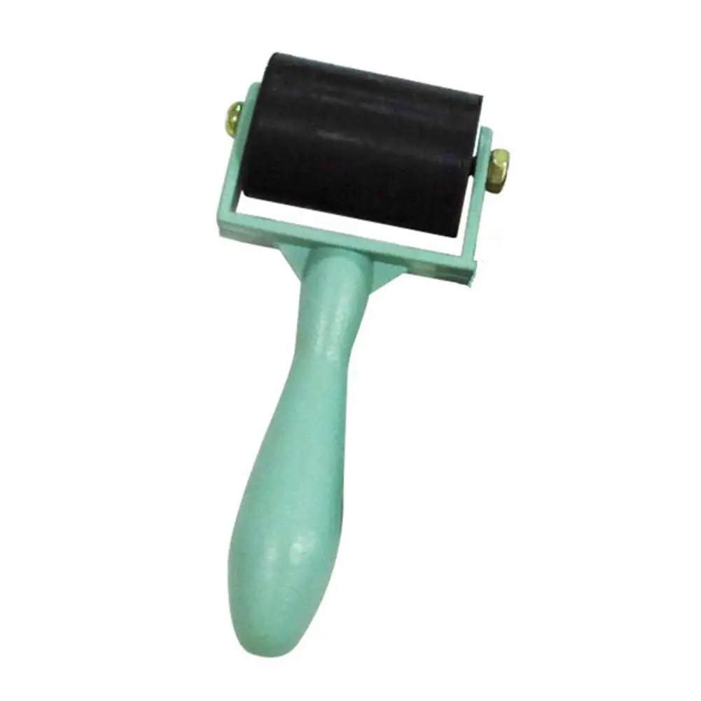 Printing Roller Rubber 3.5cm Smooth Surface Flat Ink Roller Labor-saving For Printmaking Multi-purpose For Printmaking paint roller,rubber roller brush