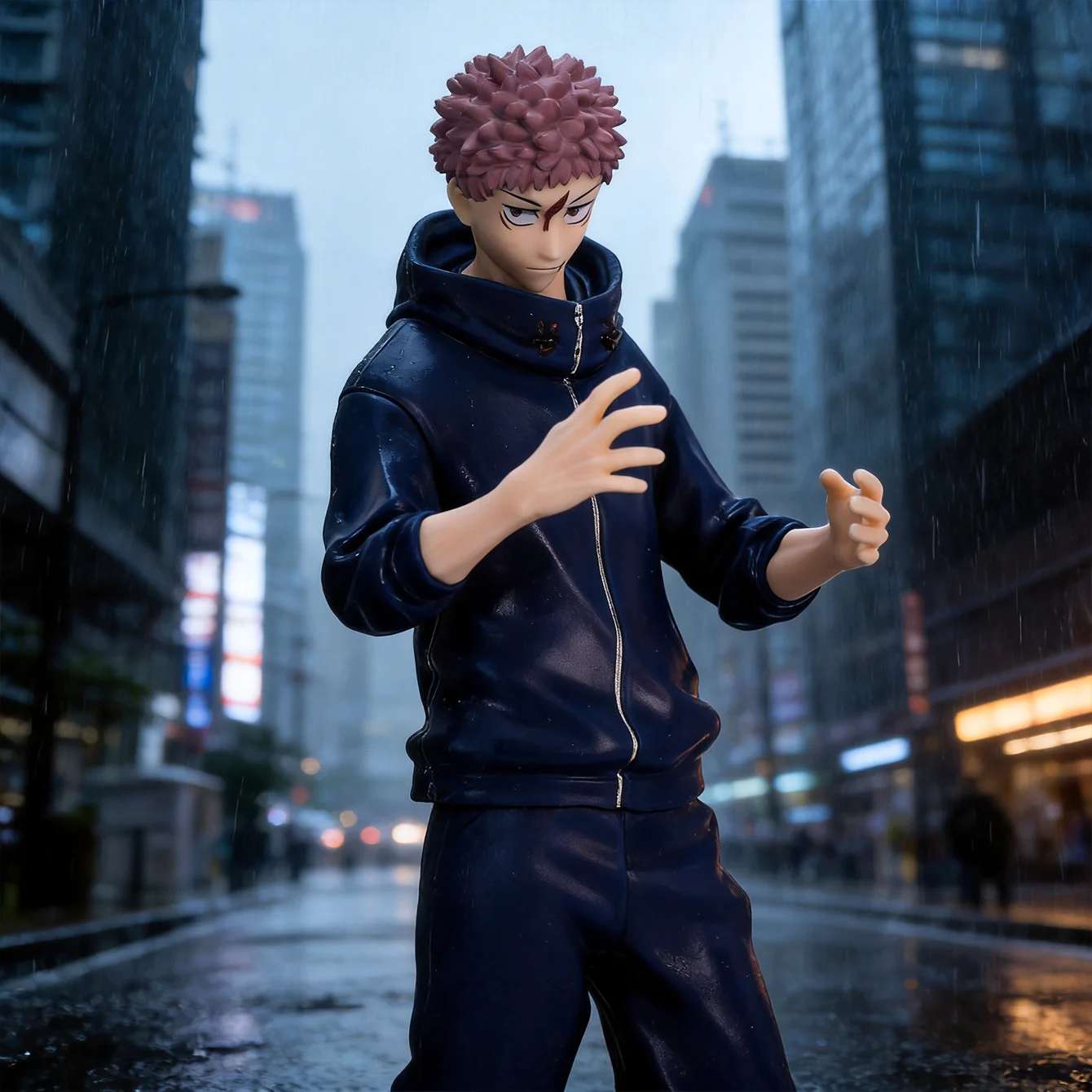 Anime Collectible Figure: Itadori Yuji Desktop Ornament & Ramen Noodle Holder Gift