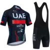 UAE Cycling Jersey Set 2024 Man's Team Short Sleeve Cycling Clothing MTB Bike Uniform Maillot Ropa Ciclismo Summer Bicycle Wear 3