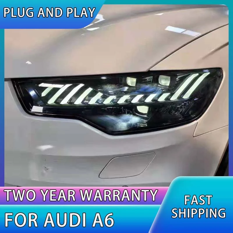 Car light assembly for Audi A6 LED Headlight 2012 2013 2014 2015 A6L C7