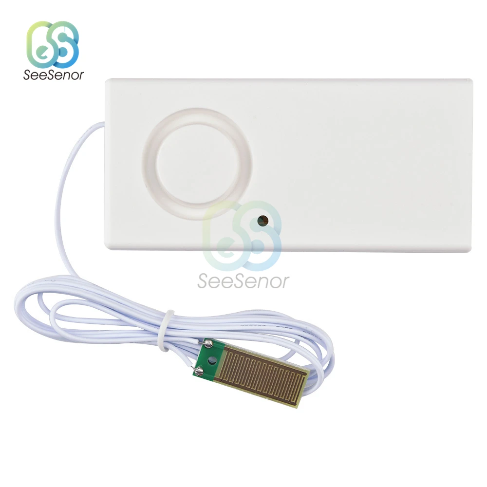 Home Alarm Water Leakage Spot Alarm Detector 120dB Water Leak Sensor Detection Flood Alert Overflow Security System DC 9V