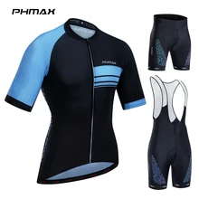 PHMAX-Conjunto de Ropa de Ciclismo para Hombre, Jersey de manga corta antisudor para bicicleta de montaña, Verano