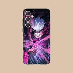 Luxury Black Jujutsu Kaisen Satoru Gojo Phone Case - Galaxy S9 Plus (Black 1)