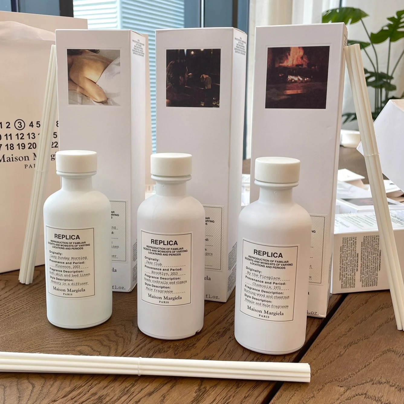 Christmas Present Reed Fragrance Diffuser Lazy Sunday Morning Essential Aromatherapy Refill Rattan Sticks Diffuser Home Decor