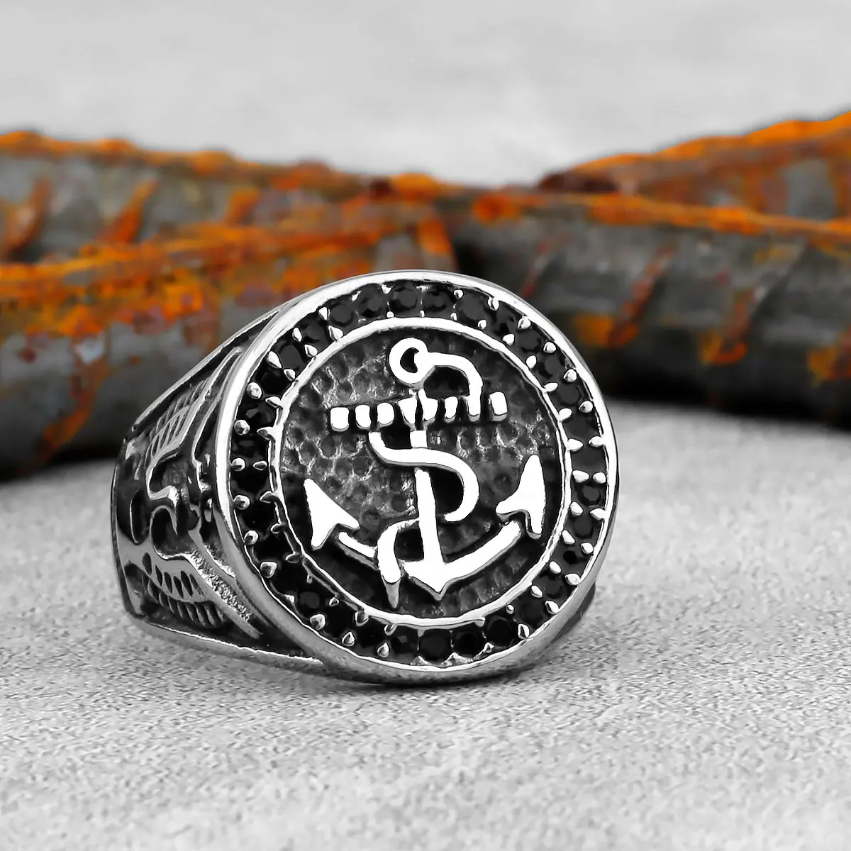 Vintage Bully Personalizzato Raven Viking Ring Acciaio Inossidabile 316L Moda Uomo E Ragazze Creative Gioielli Per Feste Regali All'Ingrosso