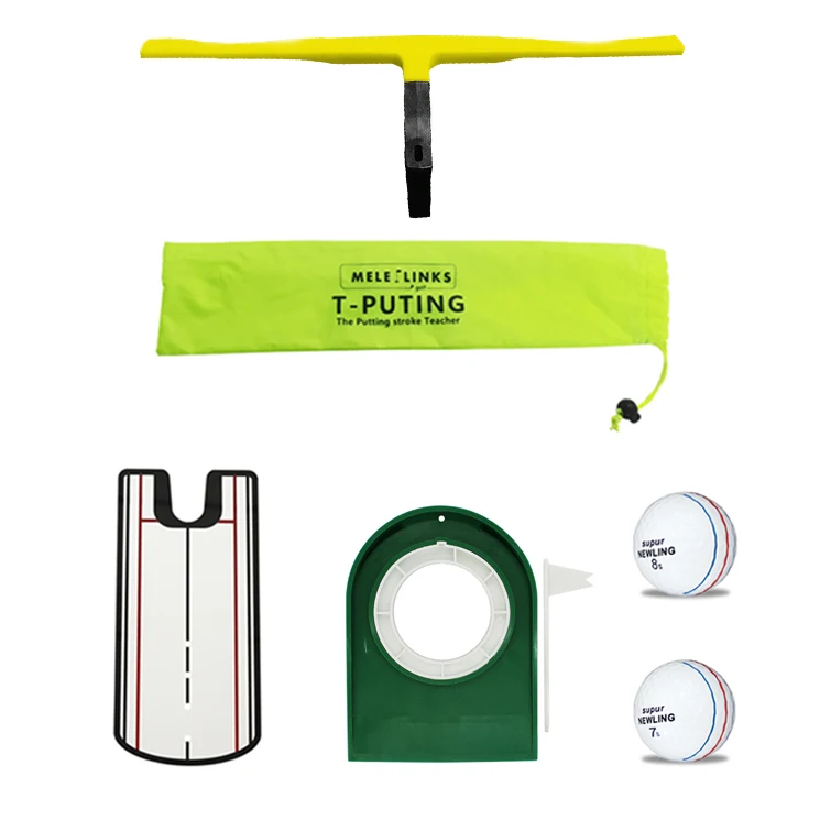 Training Aid Golf Accessories Golf Putting Trainer Portable T-Putting Exerciser Putting Gesture Assist Batting Gesture Alignment