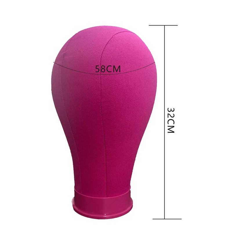 21-23Inch Canvas Block Head Kit Training Mannequin wig Head Display Styling Mannequin Manikin Head