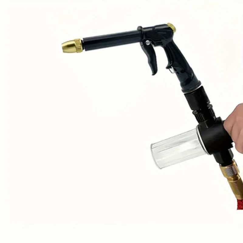 새로운 휴대용 자동차 세척 도구 고압 스프링클러 물총 세차기 정원 물주기 호스 노즐 폼 랜스 ?