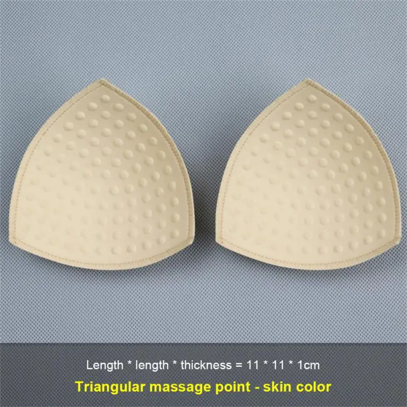2/3/4PAIRS Bra Cups Inserts Breathable Comfortable To Wear 3 Shapes Stylish Lock Edge Trendy Washable Push-up Bra Cups Comfort