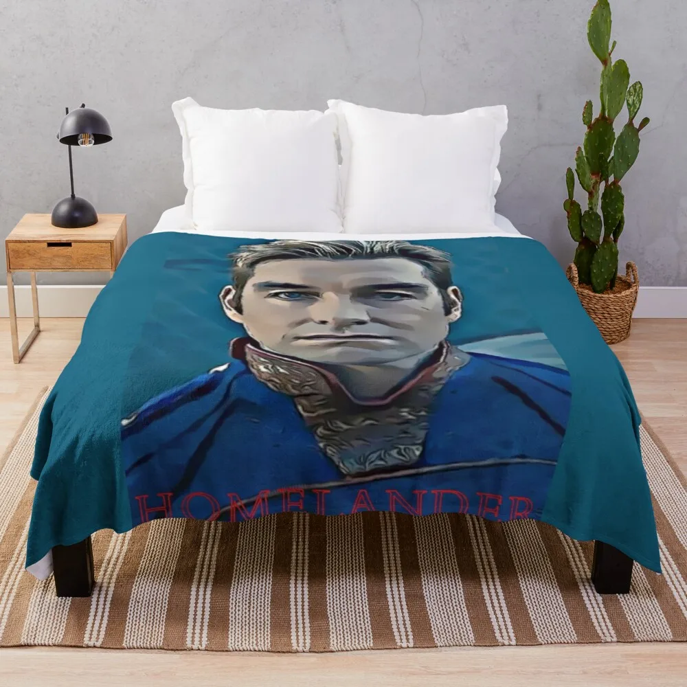

Homelander, leader of the Seven Throw Blanket Blanket For Baby Custom Blankets