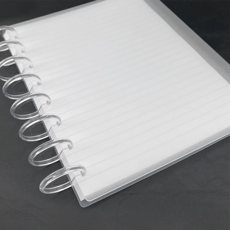 Multiple Sizes Transparent Binding Discs Loose-leaf Notebook Rings Disc Button Binder Planner DIY Scrapbook Supplies 11pcs/box
