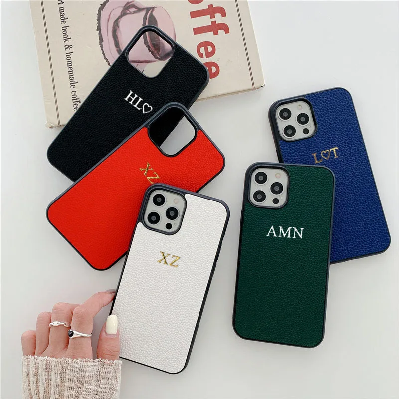 Funda De Piel Completa Para IPhone 11 12 13 Pro Max 14 Plus Con Patrón De  Letras El Tesoro Escondido