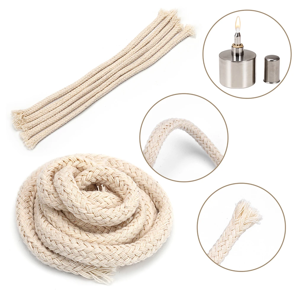 Cotton Lamp Wick 5Pcs 20cm for Alcohol Burner Biology Chemistry Dental Lab Lamp With Wick Leather Craft Heating Tools leather tools leather craft tools leather craft tool