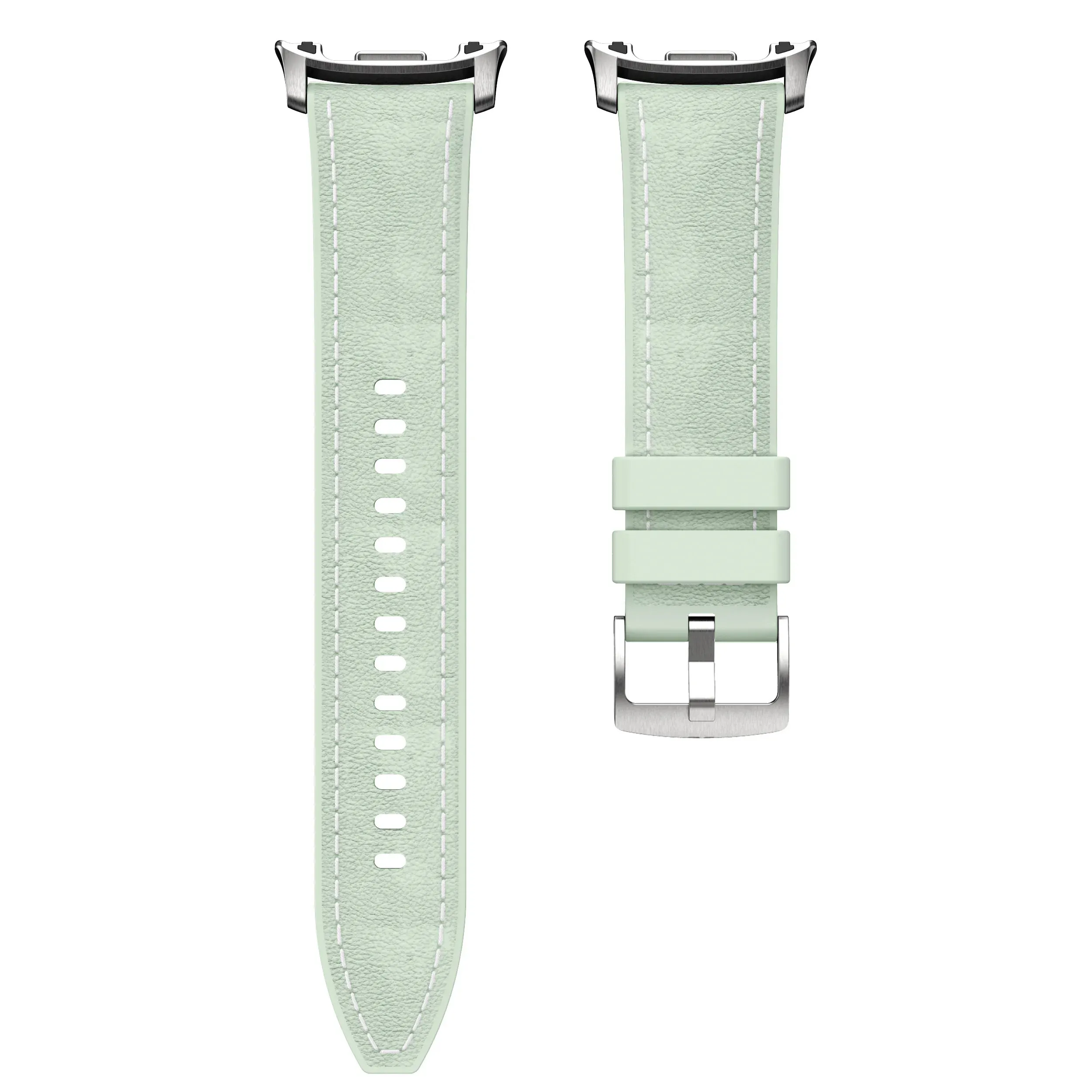 Premium Silicone-Leather Strap for Galaxy Watch 8 - Comfortable and Stylish Wristband Bracelet