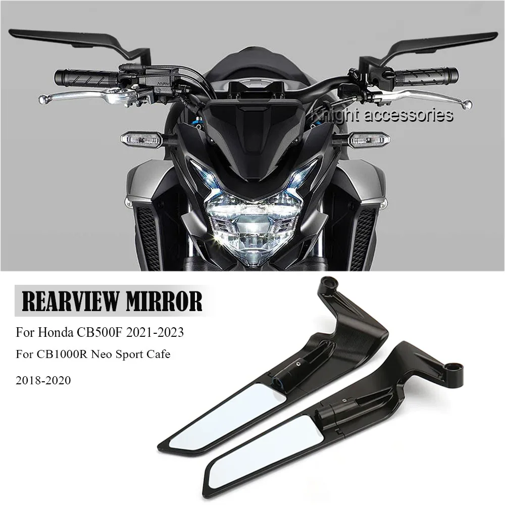 

Зеркало заднего вида для Honda CB500F 21-23 CB1000R Neo Sport Cafe 18-20 невидимое зеркало крыло аксессуары для зеркала заднего вида мотоцикл