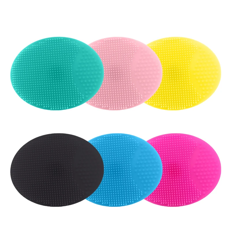 Baby Brush Silicone Shampoo Brush for Baby Infant Bathing Soft Silicone Boys Kids Shower Brush Head Hair Washing Massage Brushes Wipe Comb