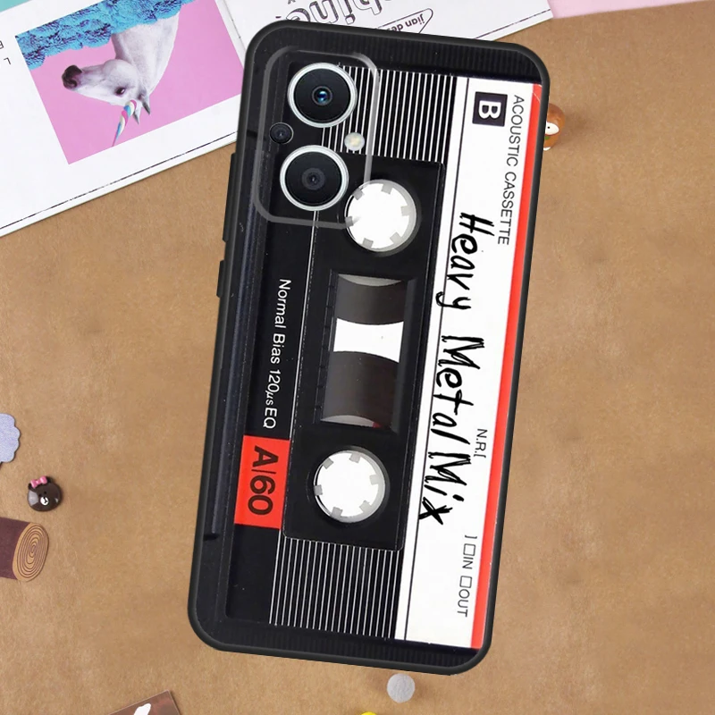 Vintage Magnetic Tape Cassette Style Phone Case Cover