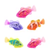 Children's electronic simulation toy fish, which can swim while taking a bath or playing in water, emits light and sways 1