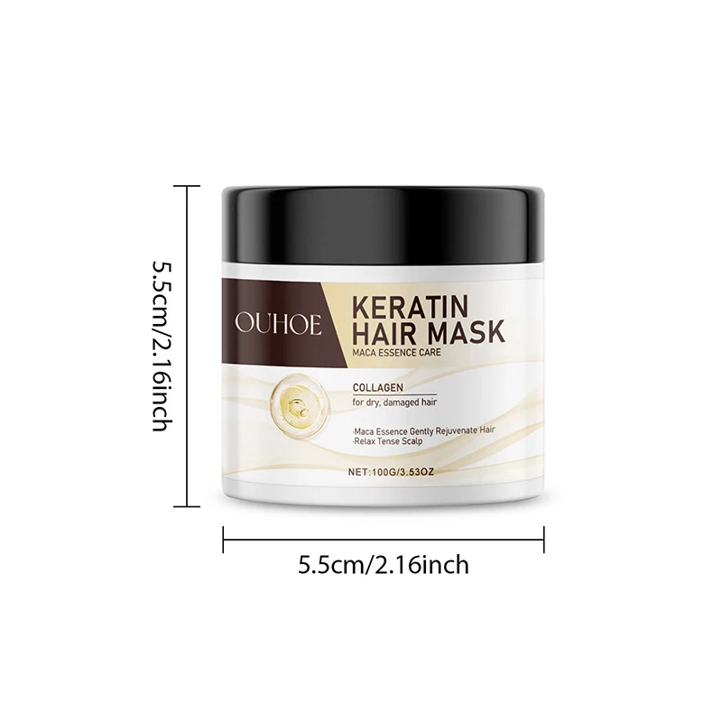 Hair Care Products Hair Mask Keratin Natural Repair Magical Hair Mask Prevent Dryness Split Ends Repair Damage Frizz Tangles Soft Smooth Care