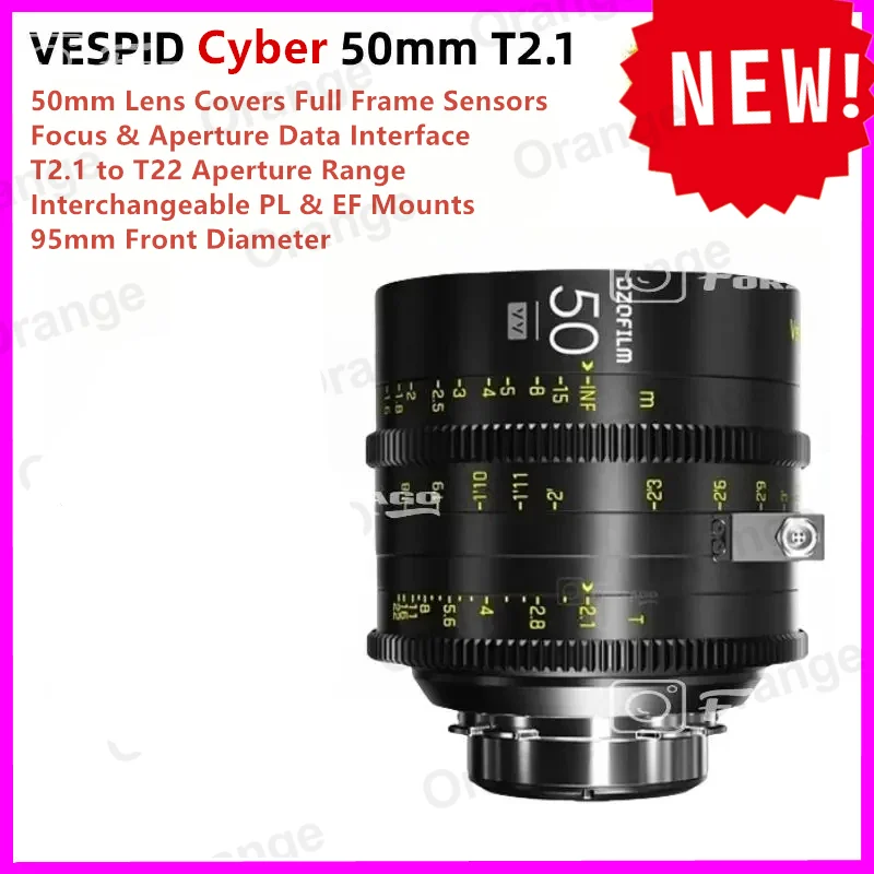 .DZOFilm vespid 프라임 25mm 35mm 50mm 75mm 100mm T2.1 PL / EF 마운트(사진작가용 카메라 비디오 필름 촬영용) 하드 케이스