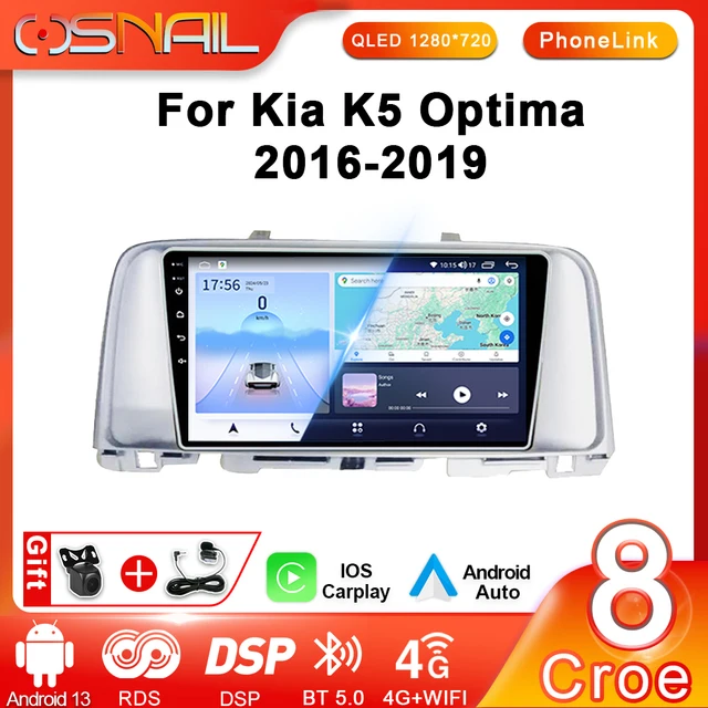 Car Radio For Kia K5/ Kia Optima 2016 2017 2018 2019 Android 13 Auto Multimedia Video Player GPS Navigation 4G WIFI Carplay 2din