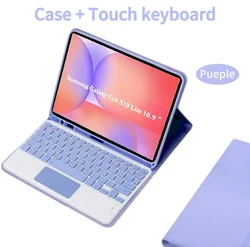 Wireless Bluetooth Removable Keyboard Case - Korean (Purple 3)