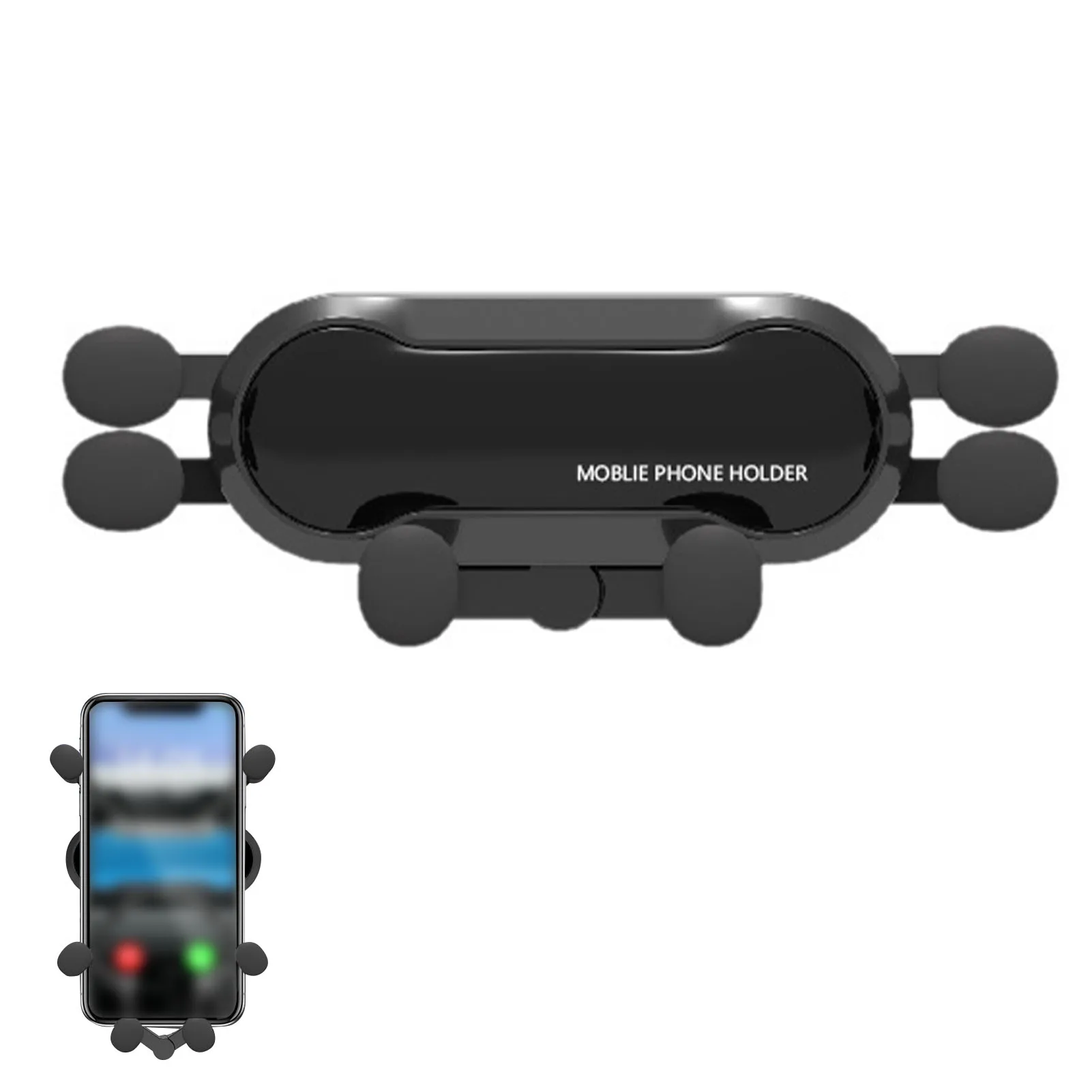 

Cell Phone Mount For Car Phone Car Cradle Cell Phone Holder Car Air Vent Clip Mount Universal 6 Points Solid Car Phone Mount 360