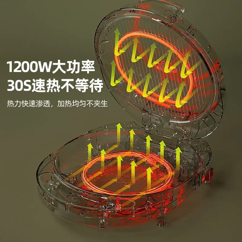 electric pancake pan household double-sided heating to increase automatic power-off pancake frying machine 5