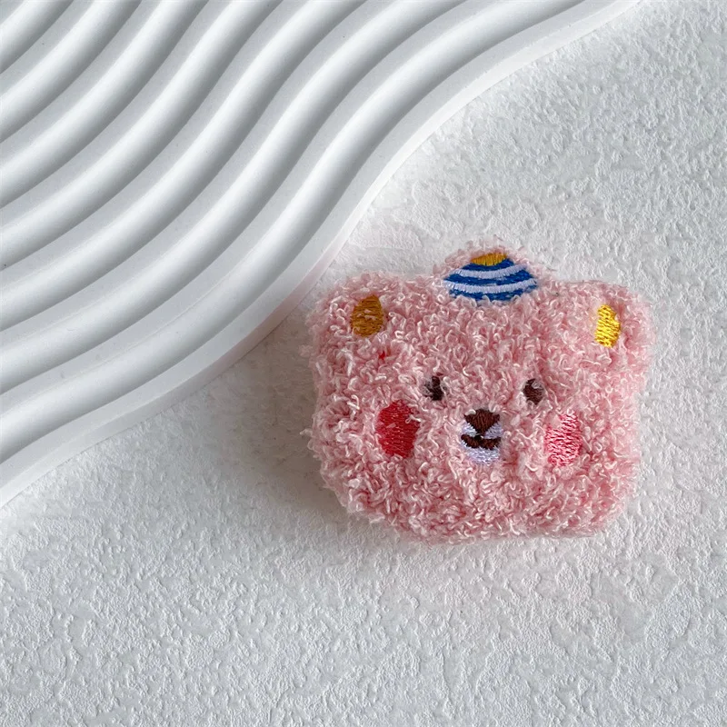 Adorable Fluffy Cartoon Plush Phone Holder and Grip Stand