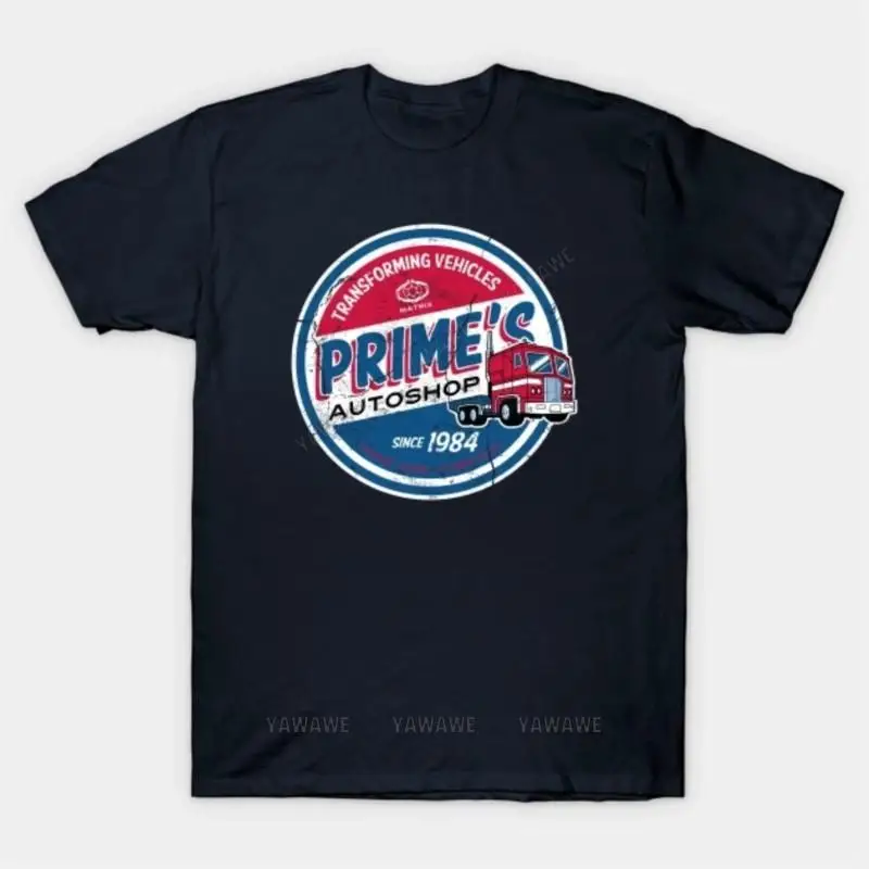 

Brand man tee shirt black tshirts for mens Primes Autoshop T Shirt unisex cotton summer short sleeve fashion Oversized tee-shirt