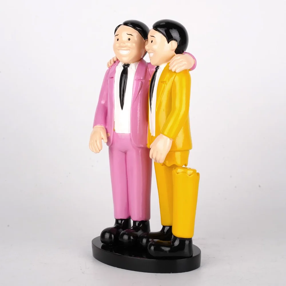 Joan Cornella ホワンコルネラ セラミック フィギュア2体セット Joan Cornella Spoof Figure Doll Model Toys Collection Scene