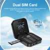 SERVO i17 Mini Flip Mobile Phone 2G Network 1.77inch Screen Dual SIM Flashlight Speed Dial FM Radio Small Fashion Foldable Phone 4