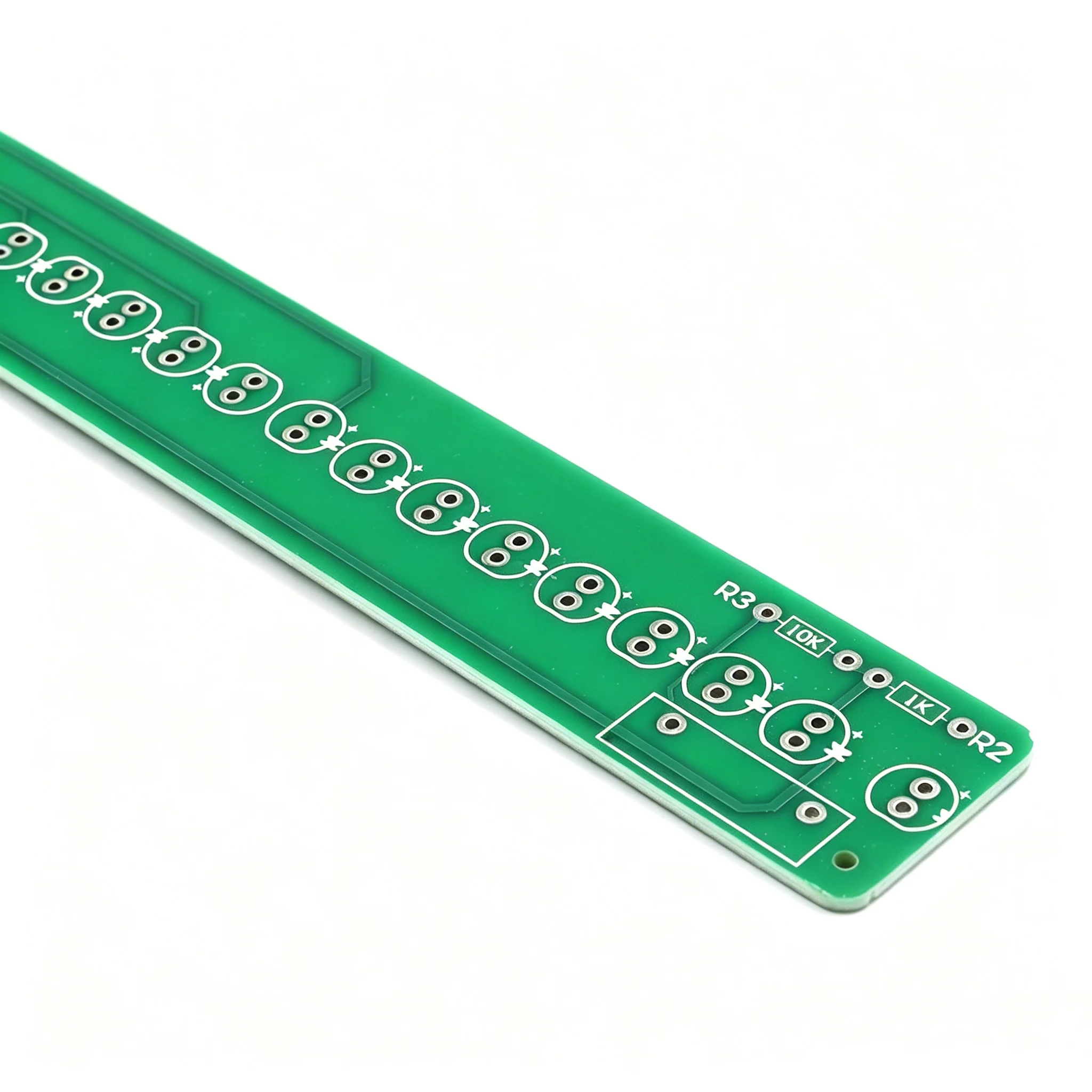 단면 브레드보드 2.5×25CM, HASL 유리섬유 프로토타이핑 보드, 쉐이킹 스틱 프로젝트용 DIY 도트 PCB