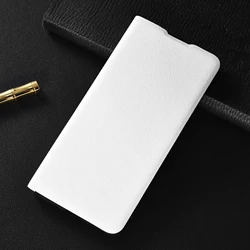 Premium Flip Leather Phone Case - Elegant Protective Cover - A30 (White)