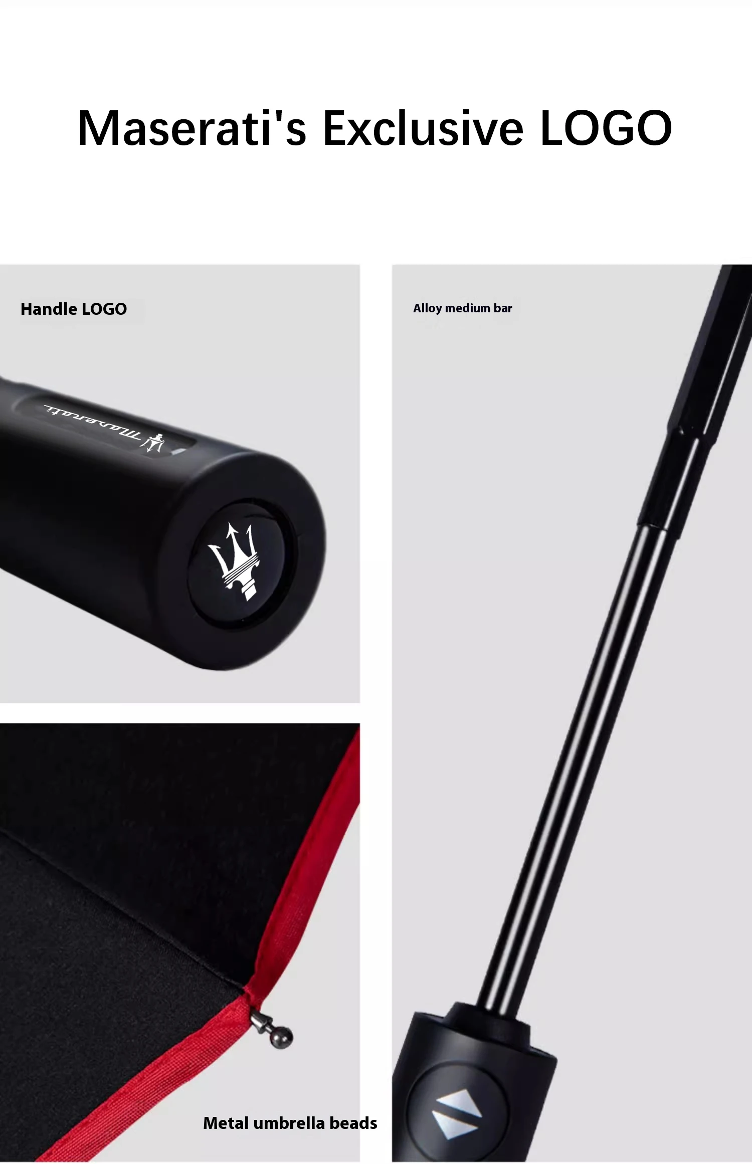 Car Automatic Folding Windproof Sunshade Umbrella For Maserati Grecale Coupe Quattroporte GranTurismo Ghibli Levante MC20 Spyder