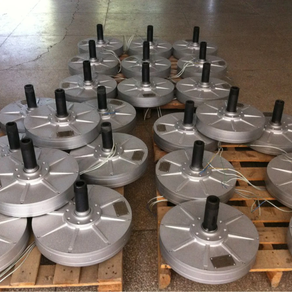 5000W Maglev Permanent Magnet Generator Turbine 180-500rpm Low Speed 220V 380V High Efficiency Energy Saving Easy to Install