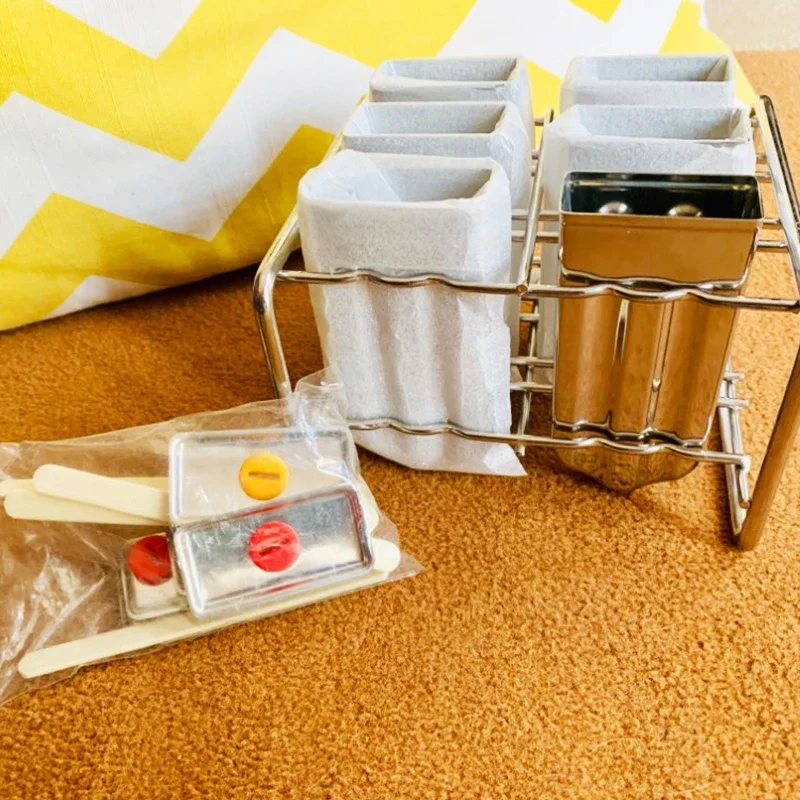 Stainless Steel Popsicle Mold Rack Ice Lolly Maker