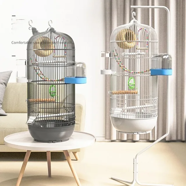 Stylish and functional bird cage