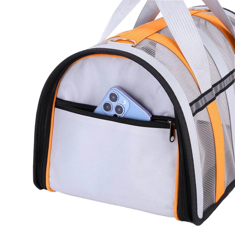 Pet Carrier Bag Shoulder Breathable For Outdoor Use