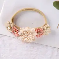 3pcs Baby Girl Headband set Cute Baby Elastic Hair Band Newborn Head Flower Toddler Headband Headwear Kids Accessories 5