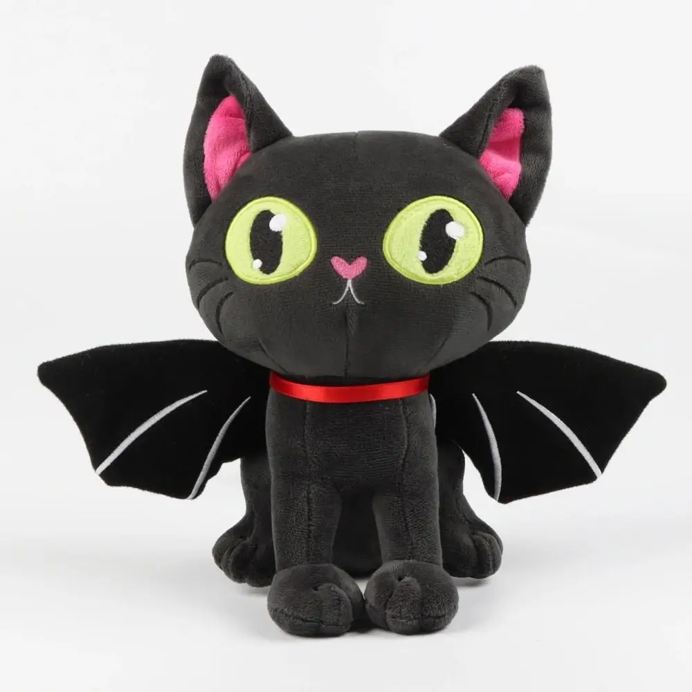 

Plush Toy for Children Stuffed Animal Toys Cartoon Black Bat Cat Doll Halloween Gift