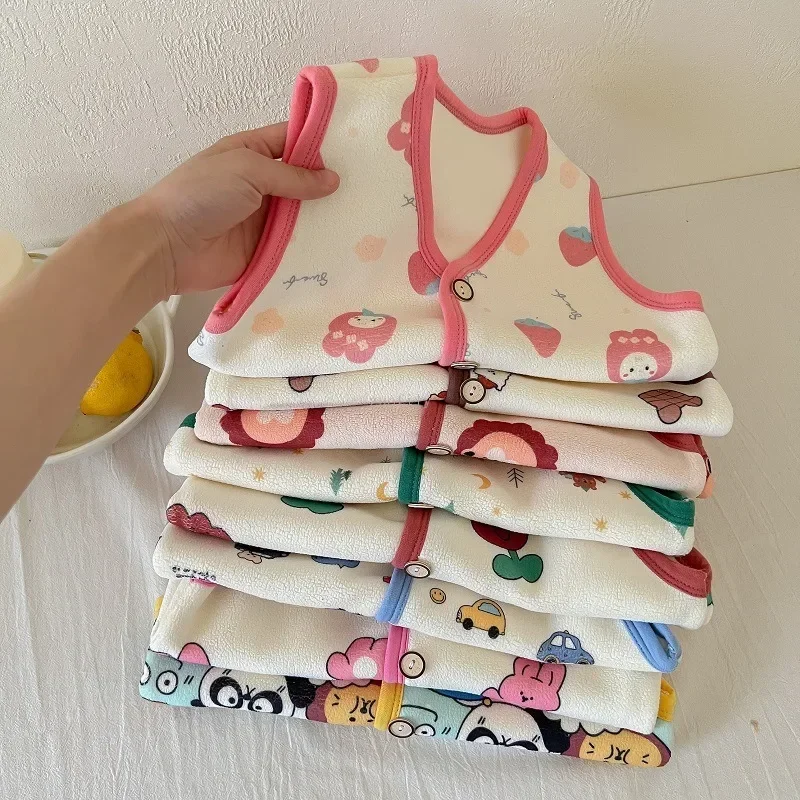 Children's Velvet Vest for Girl and Boy Winter