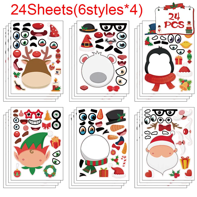 32Sheets Make Your Own Face Stickers for Kids Jobs Stickers for Kids Party  Favors, Rewards, Art Craft Boys Girls Gift - AliExpress